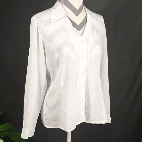 Impressions White Blouse   - Picture 1 of 7